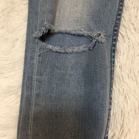 American Eagle 🦅 zipper bottom 1 knee slit skinny - Picture 3 of 5